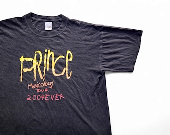 Vintage 2004 Prince Musicology Tour 2004ever Tour T Shirt Size XL