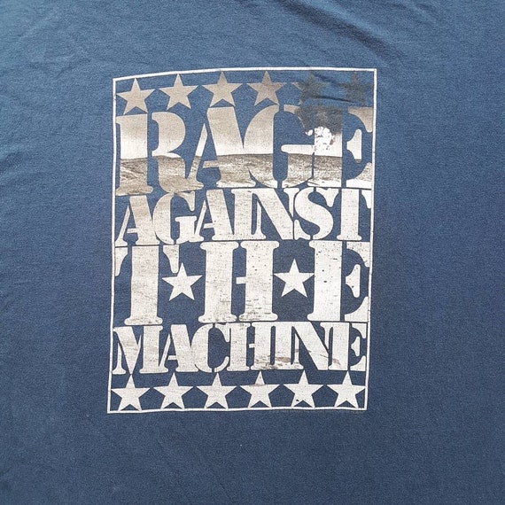 Vintage 2000 Rage Against the Machine Nuclear Test Band T Shirt