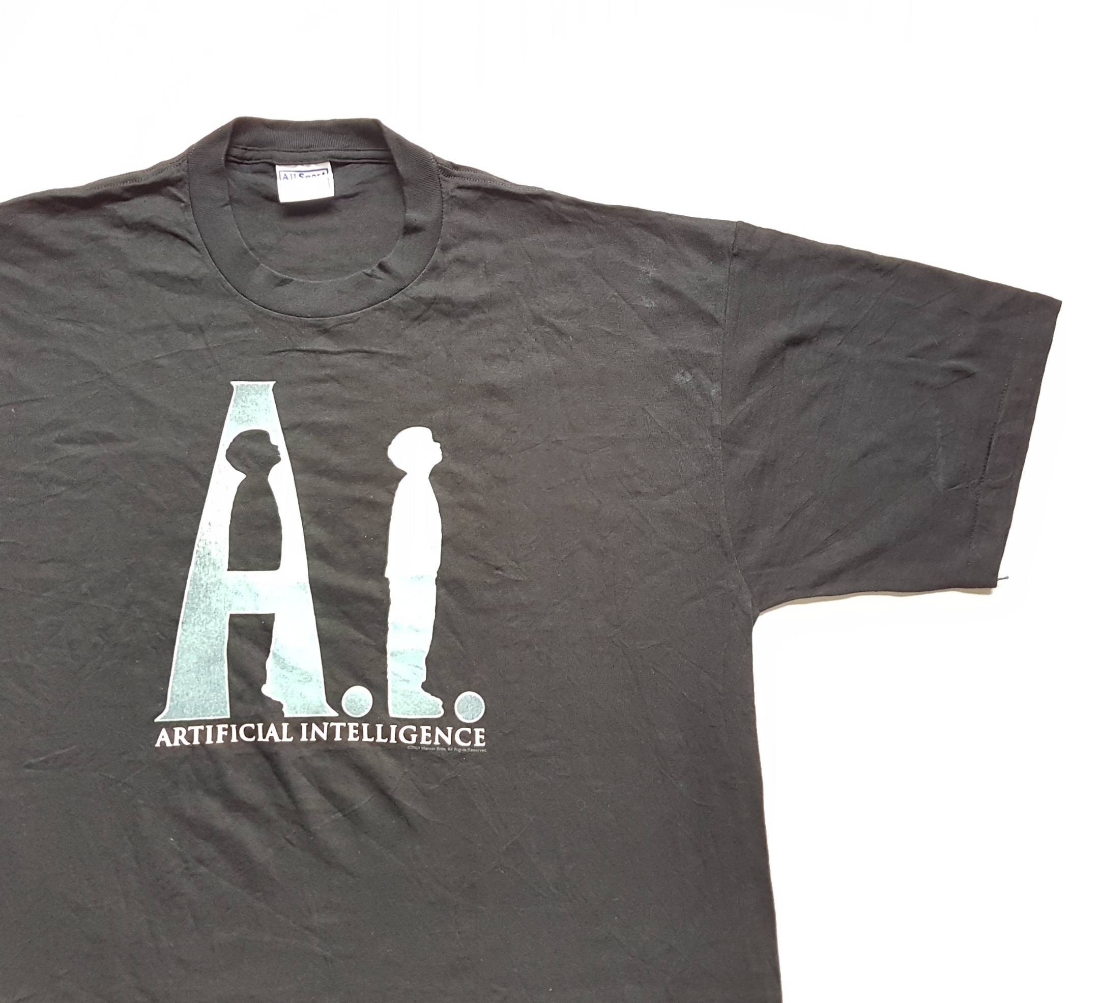 Vintage 2001 A.I. Artificial Intelligence Movie Promo T Shirt 