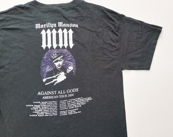 Vintage 2004 Marilyn Manson Against All Gods North American Tour