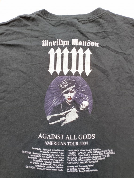 Vintage 2004 Marilyn Manson Against All Gods North American