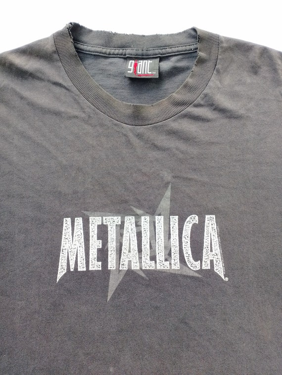 Vintage 2000 Metallica Load Album Ninja Star T Shirt (W 21.5 X L