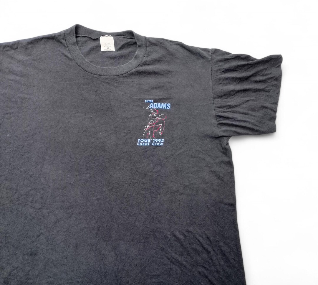 ブライアンアダムス　1992年ツアーTシャツ ブライアン・アダムス1992年ツアー公式Tシャツ