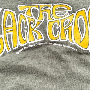 Vintage 1994 The Black Crowes T Shirt size XL (W 23.5 x L 30.5) image 7