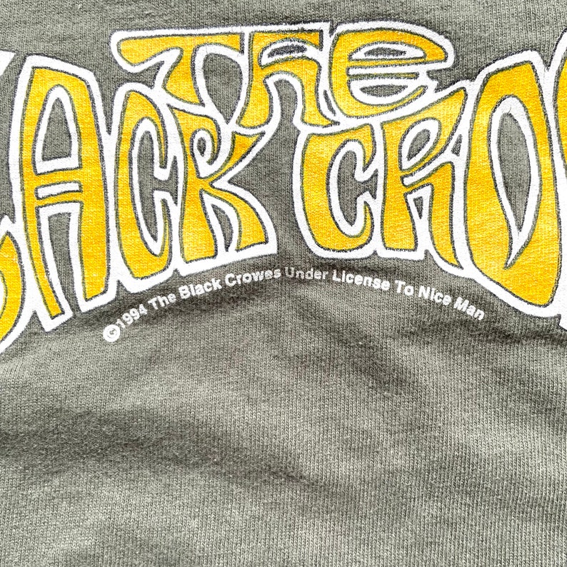 Vintage 1994 The Black Crowes T Shirt size XL (W 23.5 x L 30.5) image 7