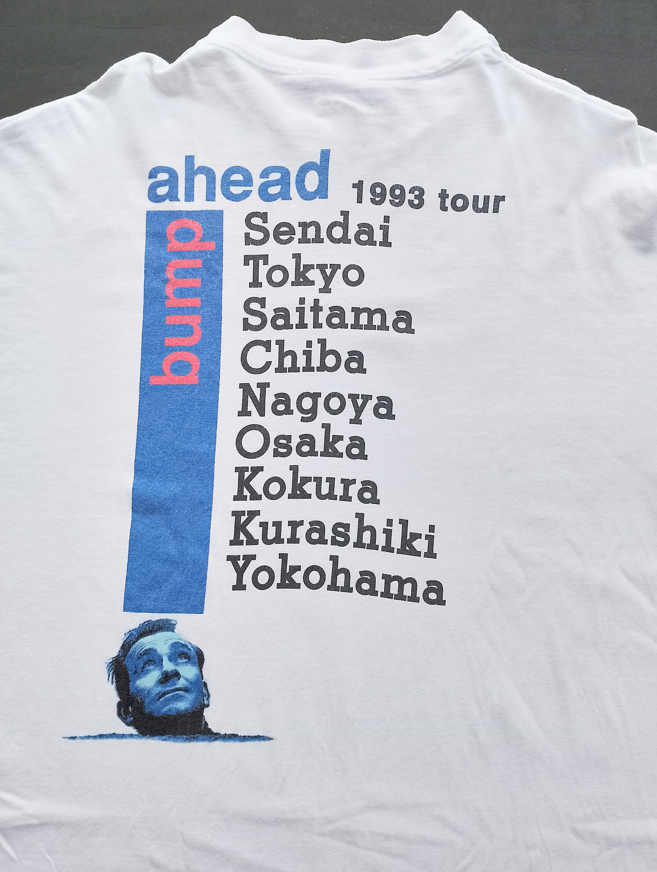 Vintage 1993 Mr. Big Bump Ahead Japan Tour Long Sleeve T