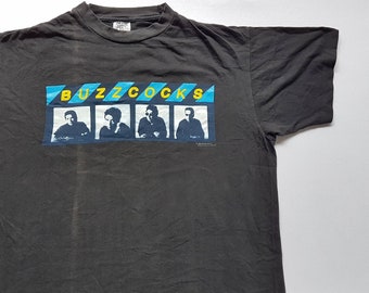 Vintage 1992 Buzzcocks World Tour 1992 T Shirt Size XL (W 24.5 X L