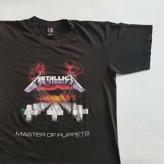 metallica master of puppets t shirt