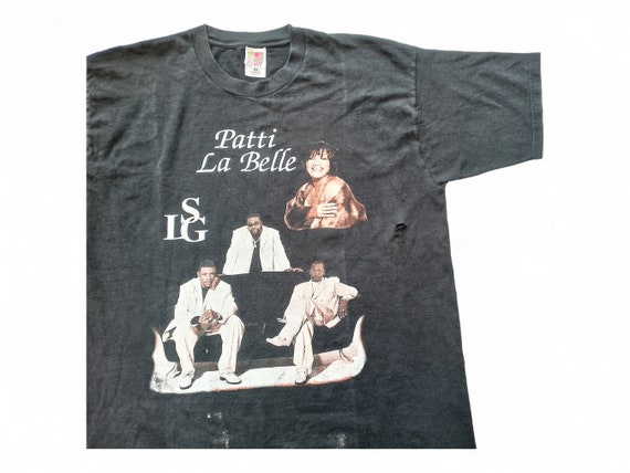 90 年代ヴィンテージ パティ ラベルと L.S.G. との夜 T シャツ サイズ 