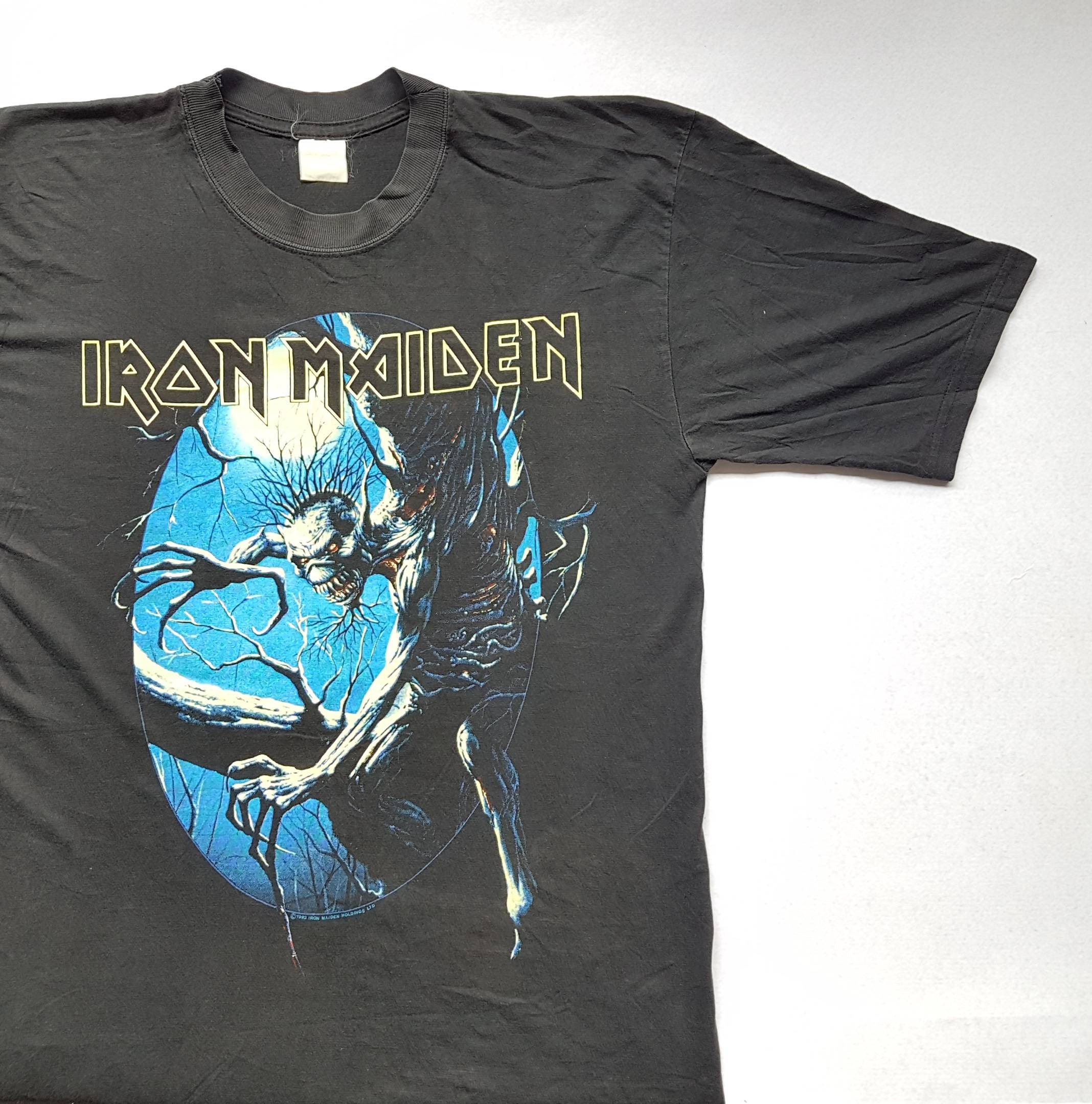 Vintage 1992 Iron Maiden Fear of the Dark Shirt W X L - Etsy