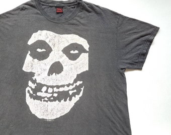 Vintage 2001 Misfits Crimson Ghost Fiend Skull T Shirt size XL (W 24 x L 29) | Black Flag Motorhead Social Distortion