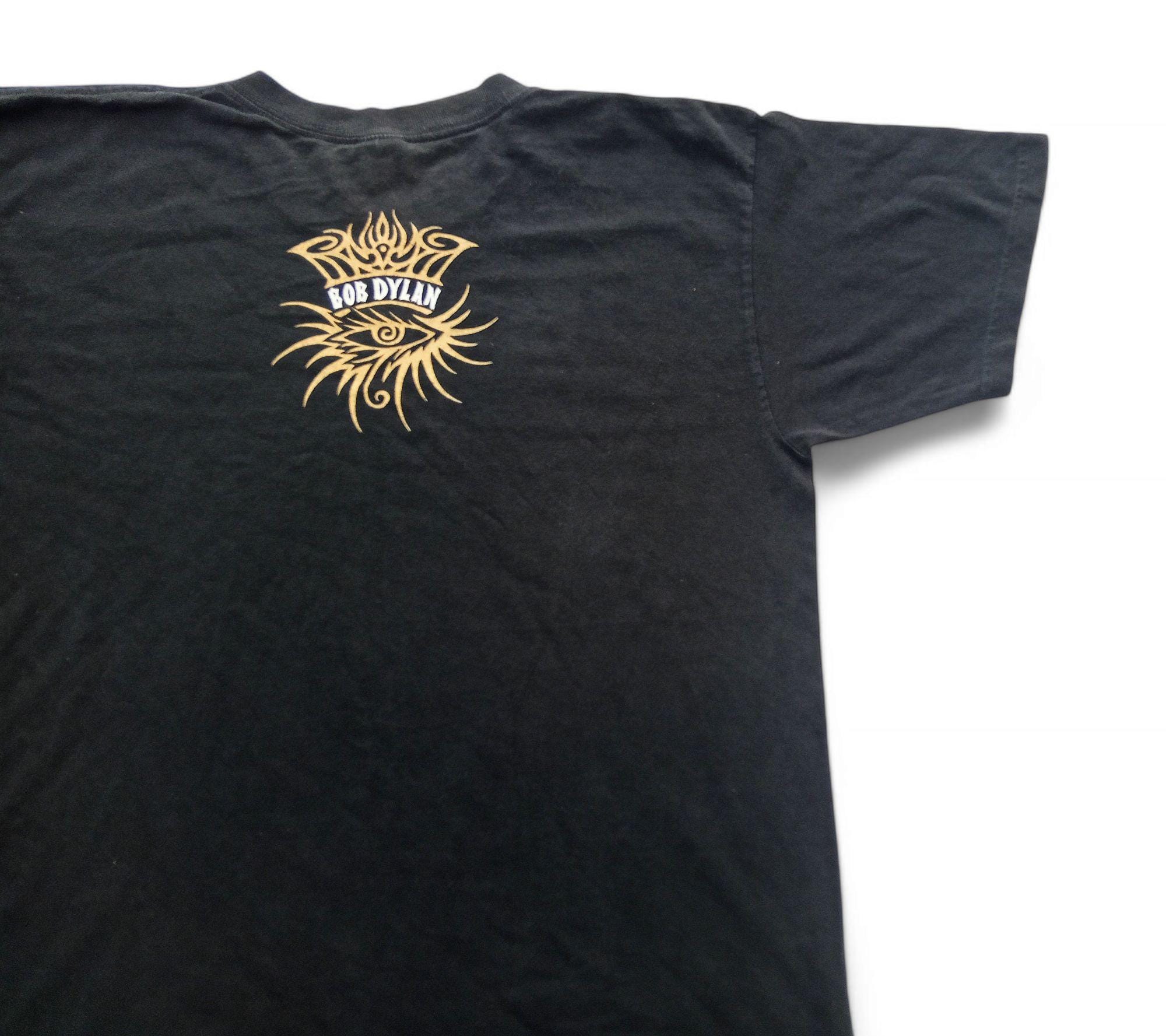 Vintage 2000 Bob Dylan Never Ending Tour T Shirt Size L (W 22 X L