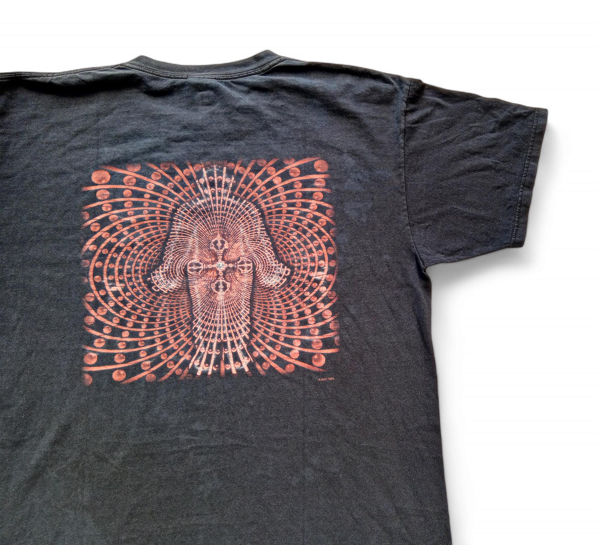 Vintage 2002 Tool Lateralus Band T Shirt Size XL (W 24 X L