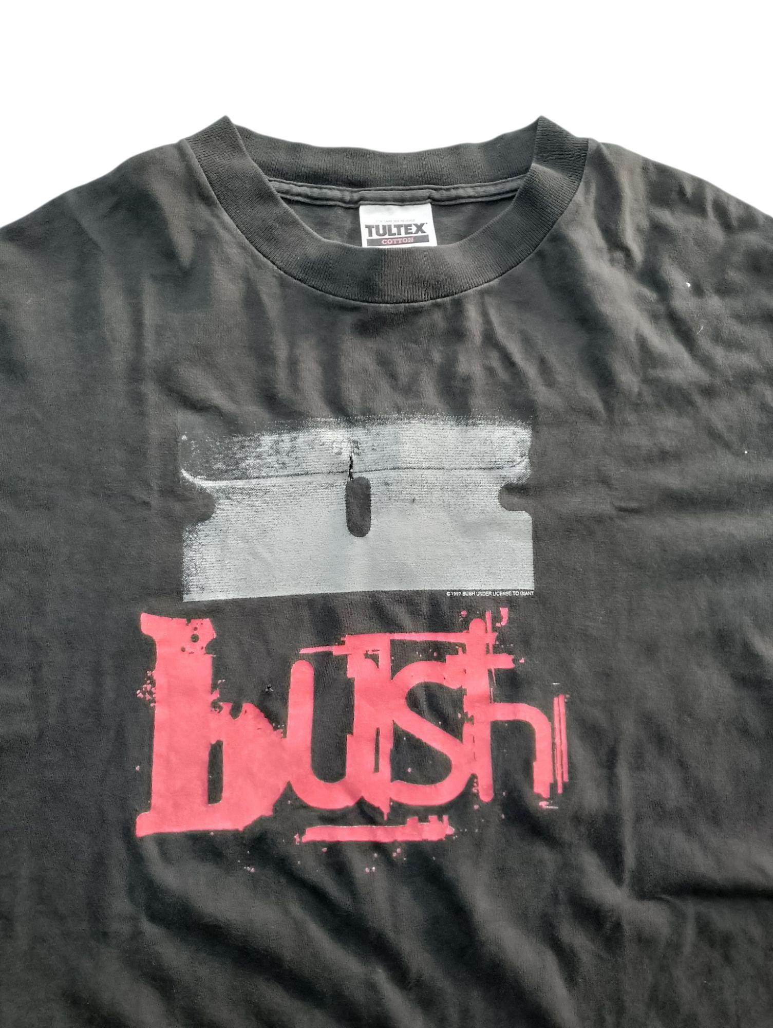 Vintage 1997 Bush Razorblade Suitcase Album Promo T Shirt Size L
