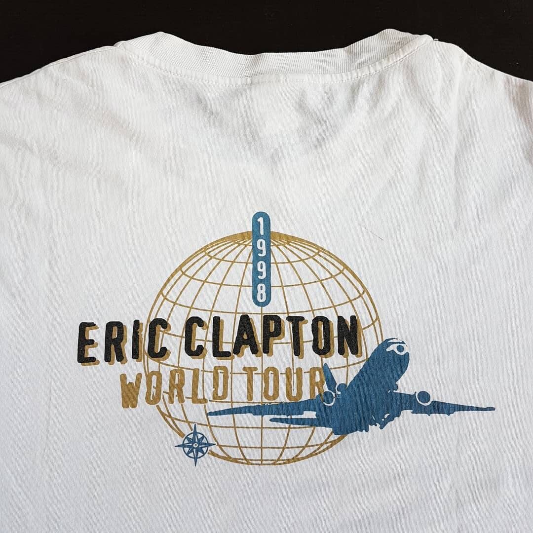 ヴィンテージ 1998 エリック クラプトン ワールド ツアー T シャツ