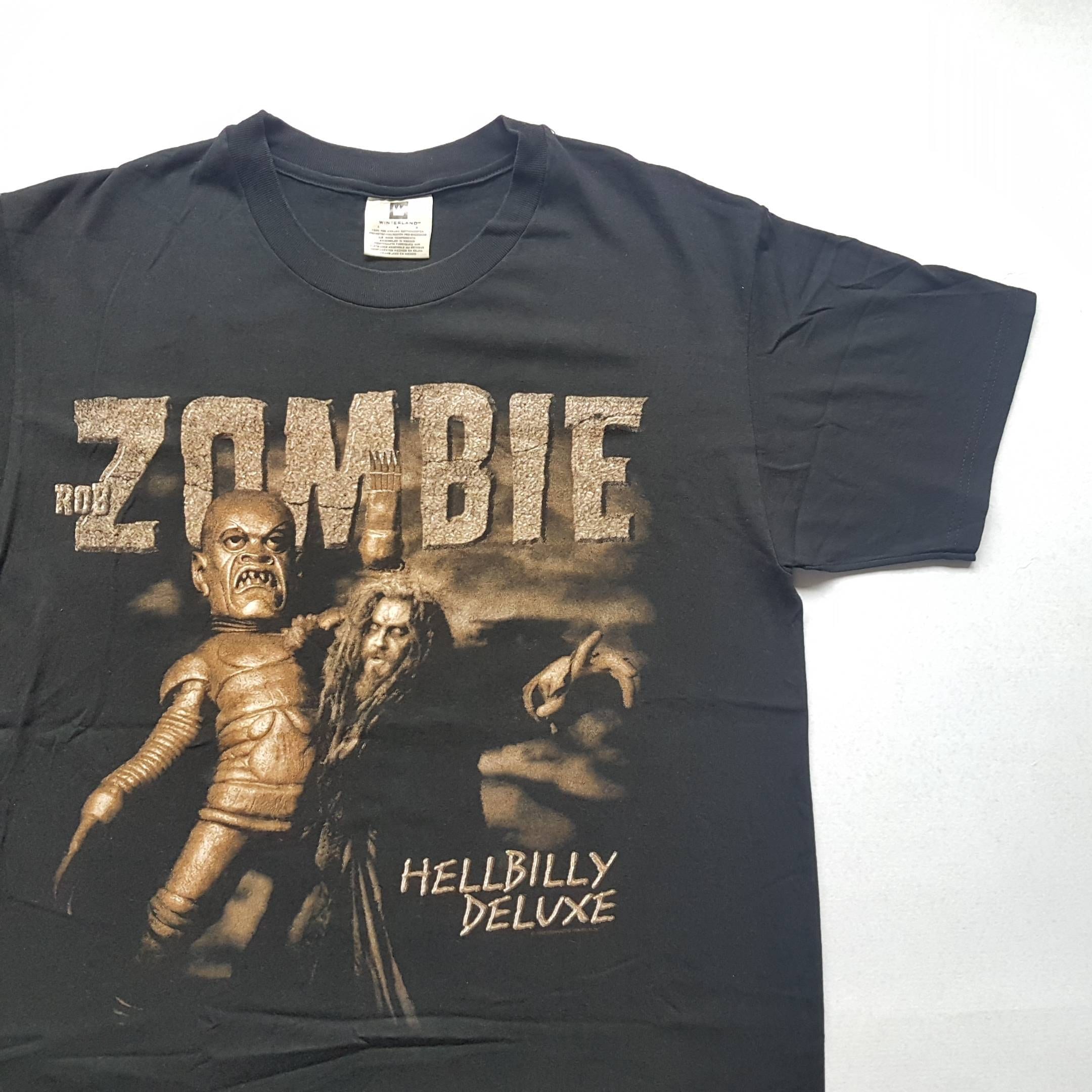 Kleding Gender-neutrale kleding volwassenen Tops & T-shirts T-shirts Vintage 1998 Rob Zombie Hellbilly Deluxe Tour shirt 