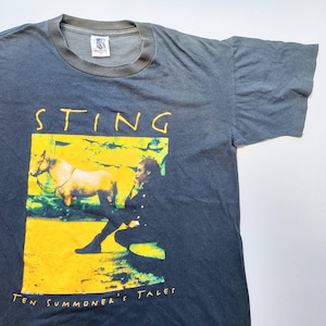 Vintage 1993 Sting Ten Summoner&#39;s Tale World Tour T Shirt size L (W 21 x L 26.5)