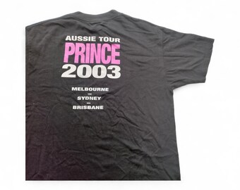 2004 World Tour PRINCE プリンス Tシャツ USA L Prince 2004 Musicology Tour T-shirt Concert Live Black