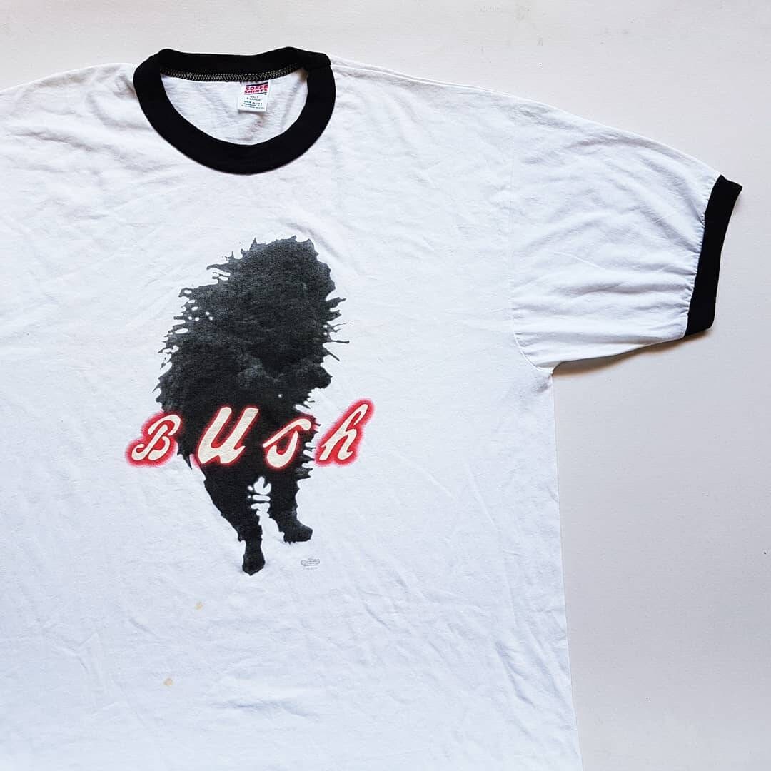 Vintage 1995 Bush Black Dog Tour T 