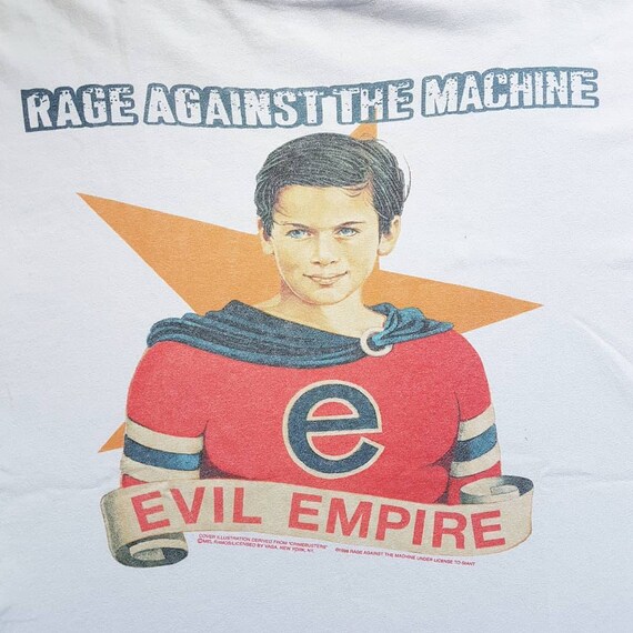 Vintage 1996 Rage Against The Machine Evil Empire Re Size Etsy
