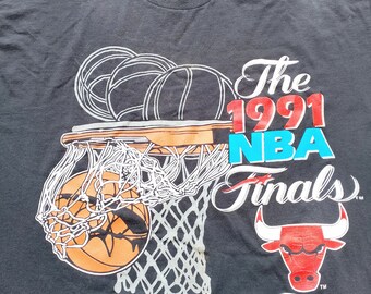 Vintage 90's NBA Chicago Bulls the 1991 NBA Finals T Shirt Size XL