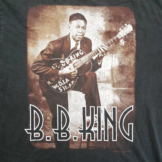 Vintage 1996 B.B. King King of the Blues World Tour T Shirt Size