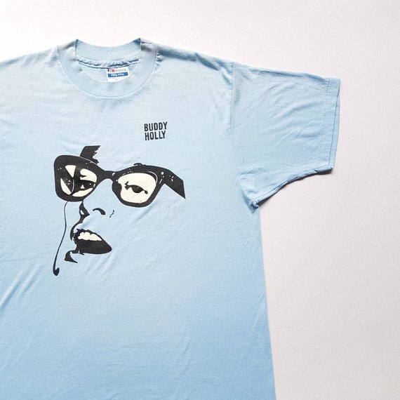 ヴィンテージ 80年代 バディ・ホリー バンド Tシャツ サイズ L (幅 20
