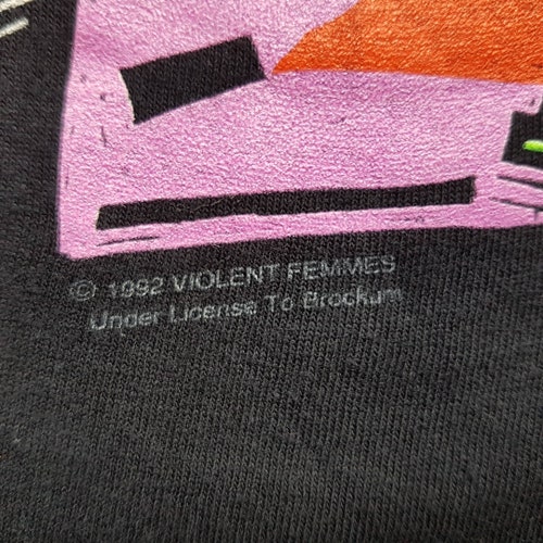 Vintage 1992 Violent Femmes Tour T Shirt size XL (W 23 x L 27) | Dharma Bums Talking Heads The B-52s Echo and the shops Bunnymen