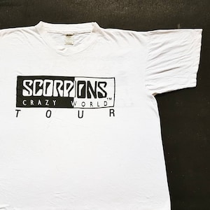 Scorpions Crazy World Tshirt - Etsy