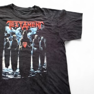 Vintage 2004 Testament Souls Of Black Album Promo T Shirt (W 22 x L 28)