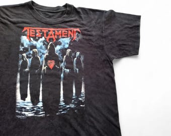 Vintage 2004 Testament Souls Of Black Album Promo T Shirt (W 22 x L 28)