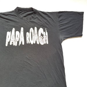 Vintage 2000 Papa Roach T Shirt (W 25.5 x L 29.5)