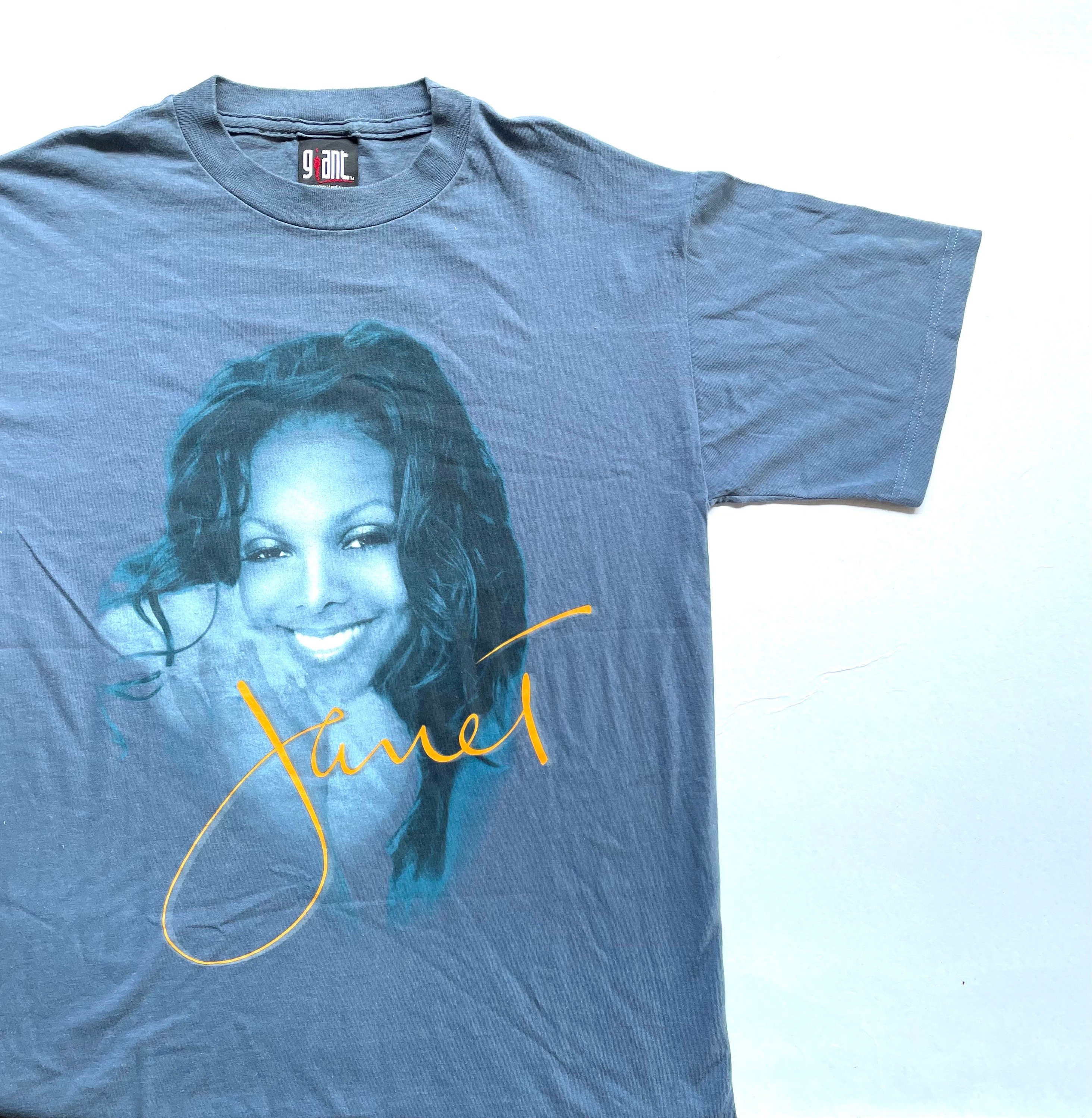 Vintage 2002 Janet Jackson All for You Tour T Shirt Size M W - Etsy