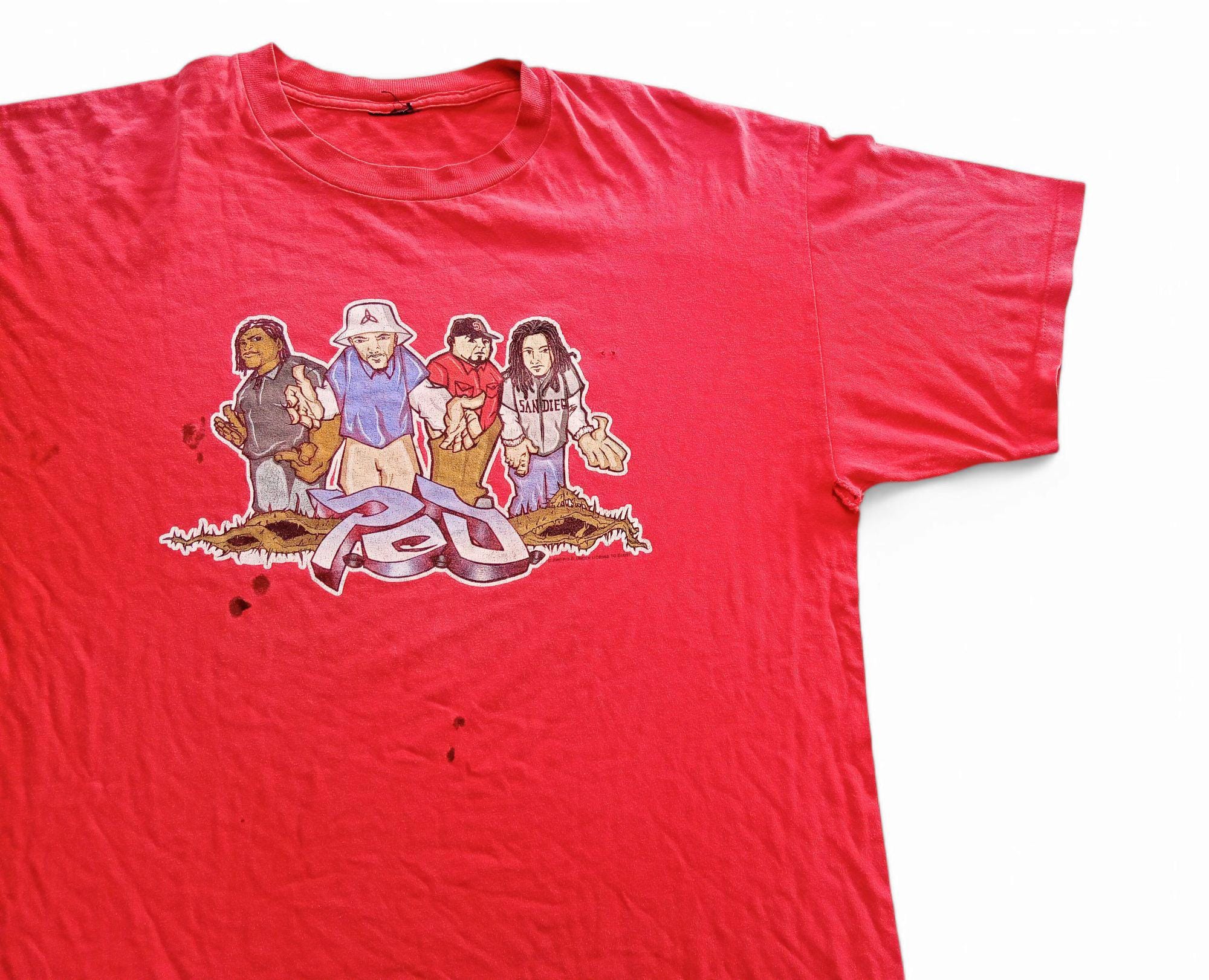 Vintage 2000 P.O.D. Band Anime Photo T Shirt (W 24.5 X L 31) - Etsy