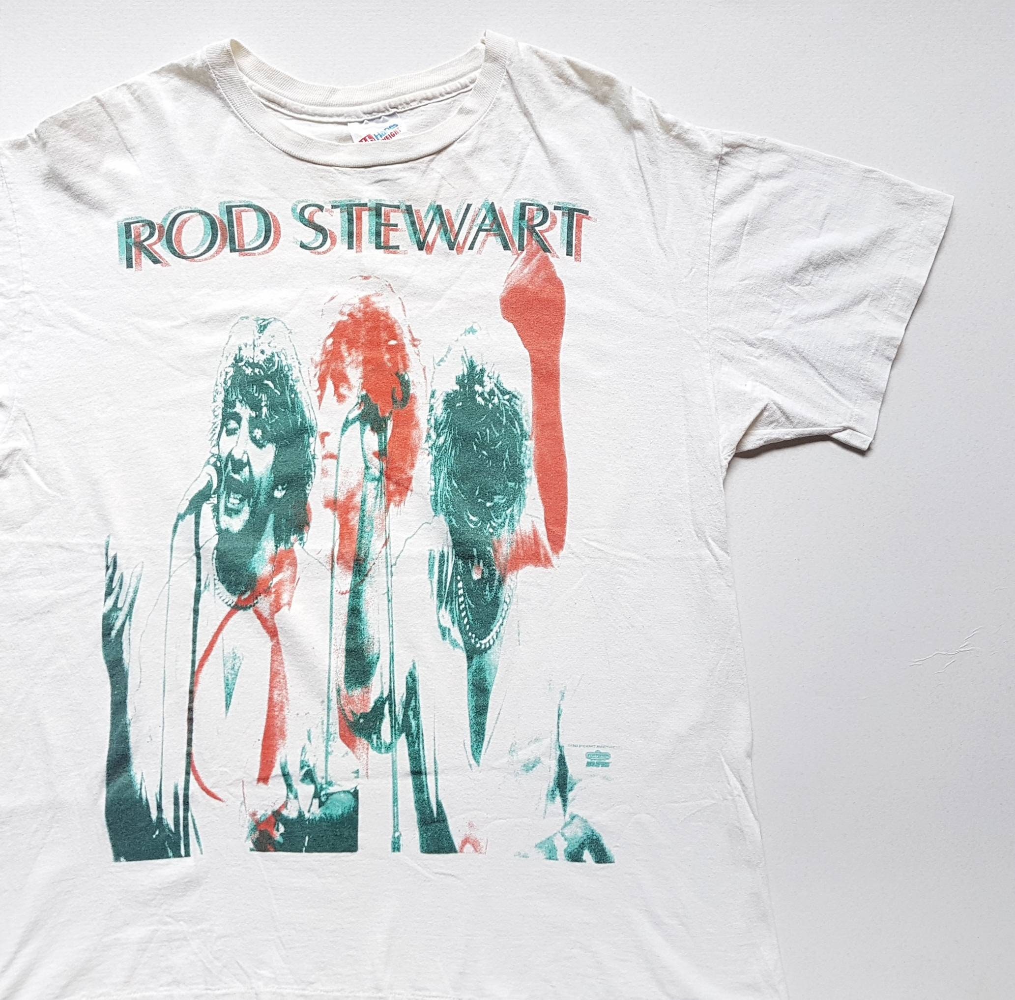 Vintage 1993 Rod Stewart Tour T Shirt Size XL W 22 X L 26.5 - Etsy