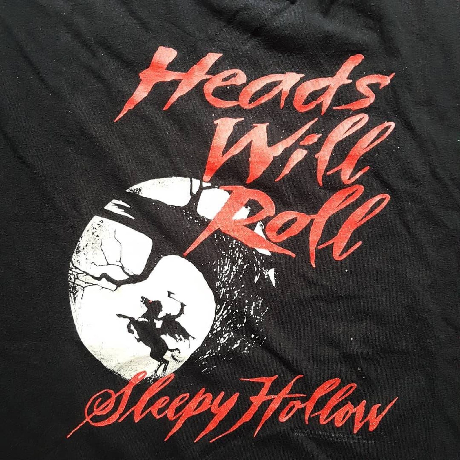 Vintage 1999 Sleepy Hollow Heads Will Roll T Shirt size L W | Etsy