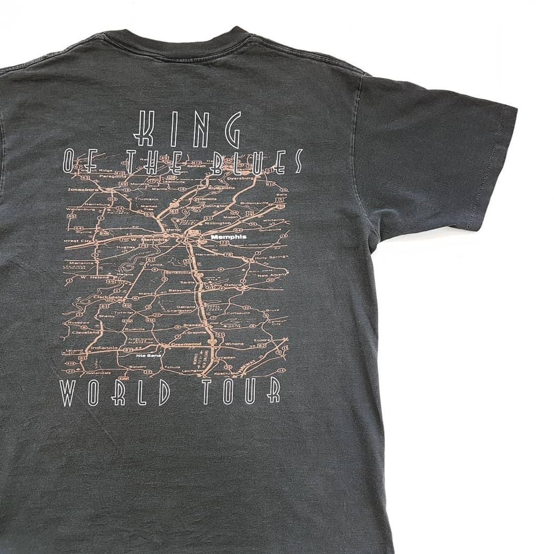 Buy Vintage 1996 B.B. King King of the Blues World Tour T Shirt 
