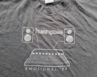 Vintage 1999 Husking Bee Emotional '99 T Shirt Size XL (W 24 X L