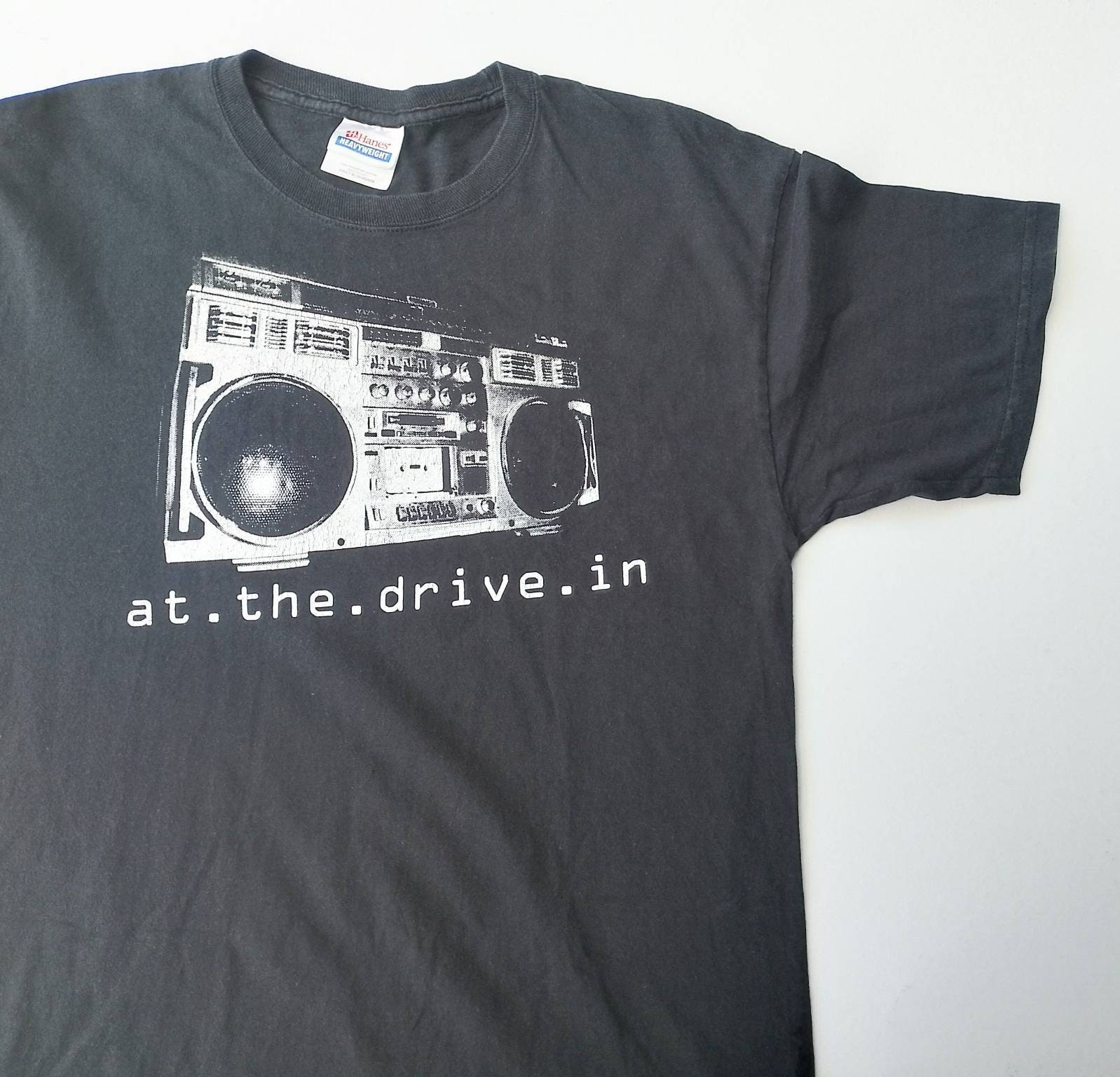 at the drive-in FEARLESS RECORDS シャツ　M Vintage 2000's at the Drive in Boombox Fearless Records T