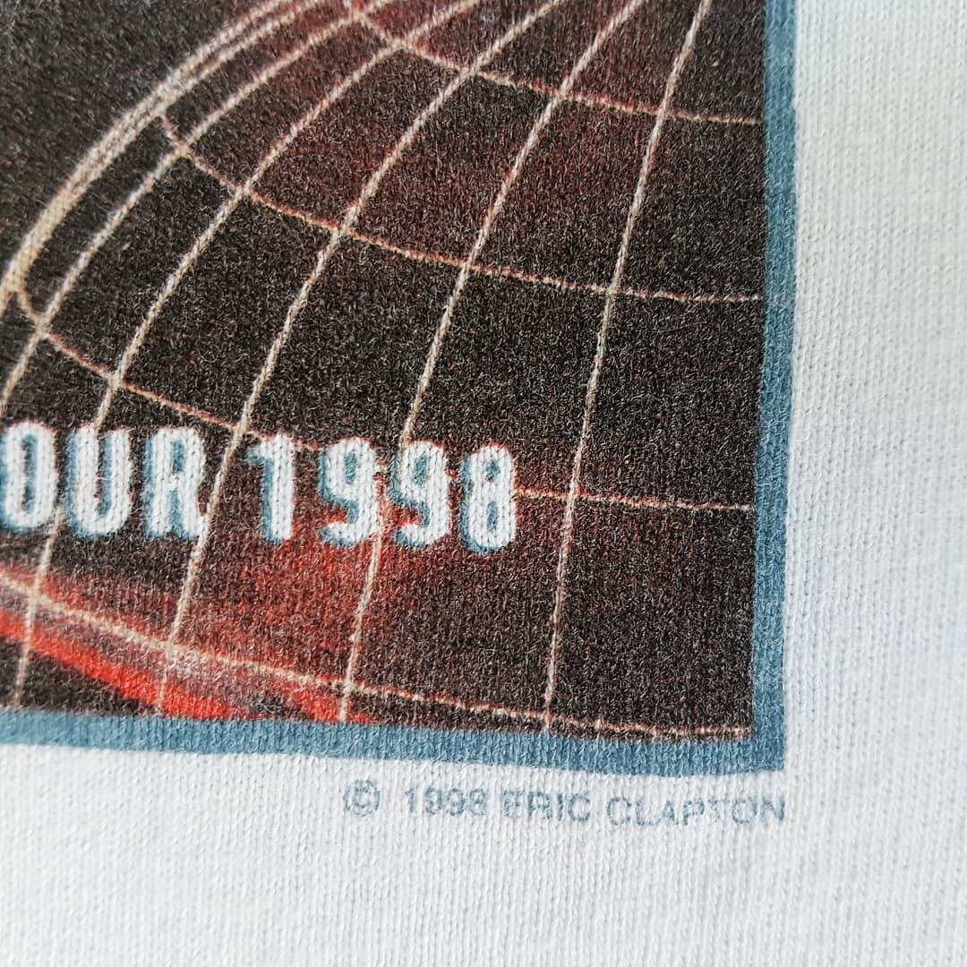 ヴィンテージ 1998 エリック クラプトン ワールド ツアー T シャツ