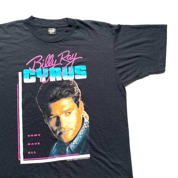 Vintage 1992 Billy Ray Cyrus Achy Breaky Heart Tour-tröja storlek XL (B 24 x L 29,5)