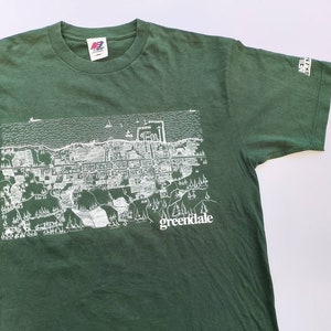 Vintage 2003 Neil Young And The Crazy Horse Greendale Tour T Shirt size L (W 21.5 x L 29)
