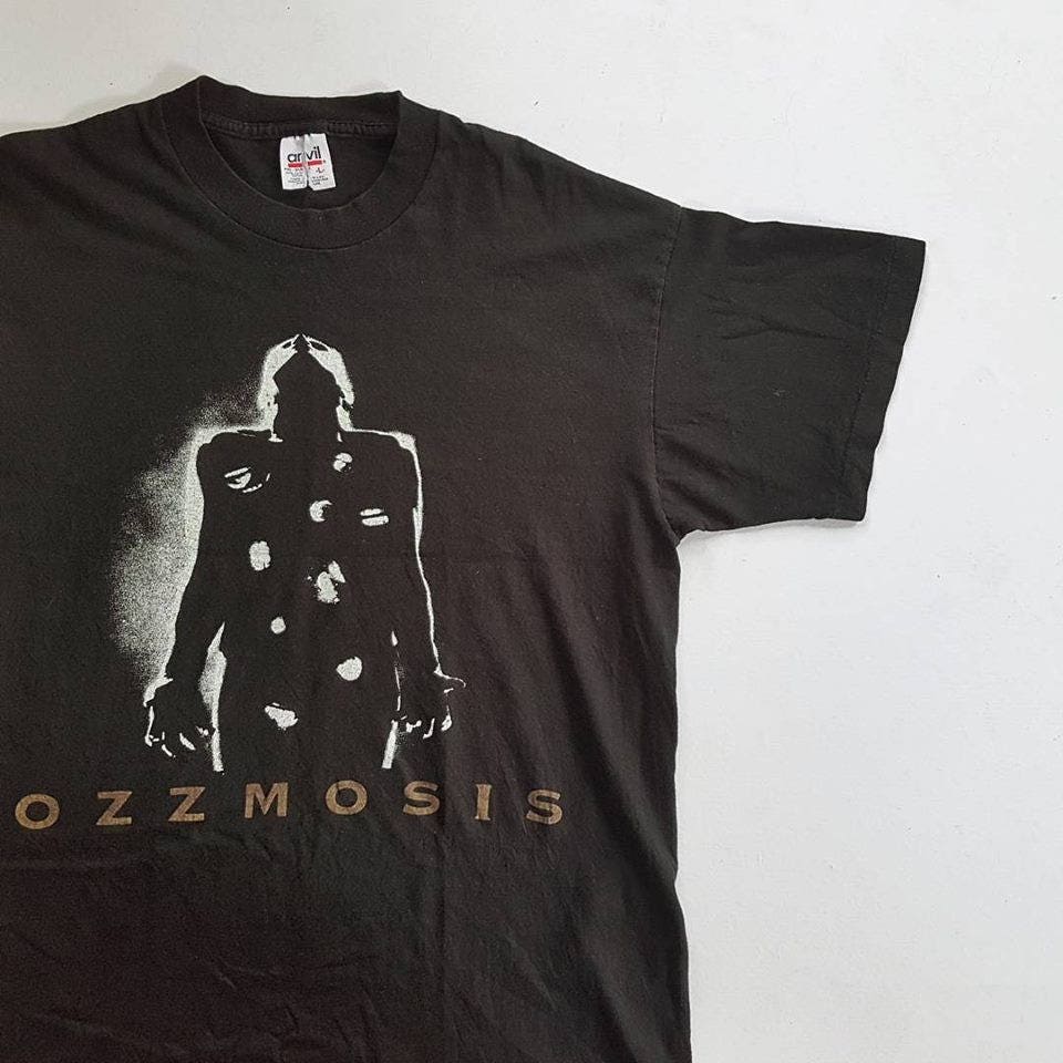 素晴らしい 90'S当時物 Ozzy Osbourne OZZMOSIS Tシャツ L dinter.com.hn