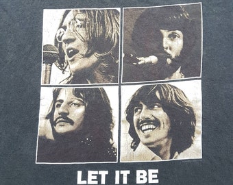 ビートルズ　Let It Be　バンドTシャツ　ヴィンテージ　Tシャツ　XL 90年代 THE BEATLES ビートルズ LET IT BE バンドTシャツ メンズ