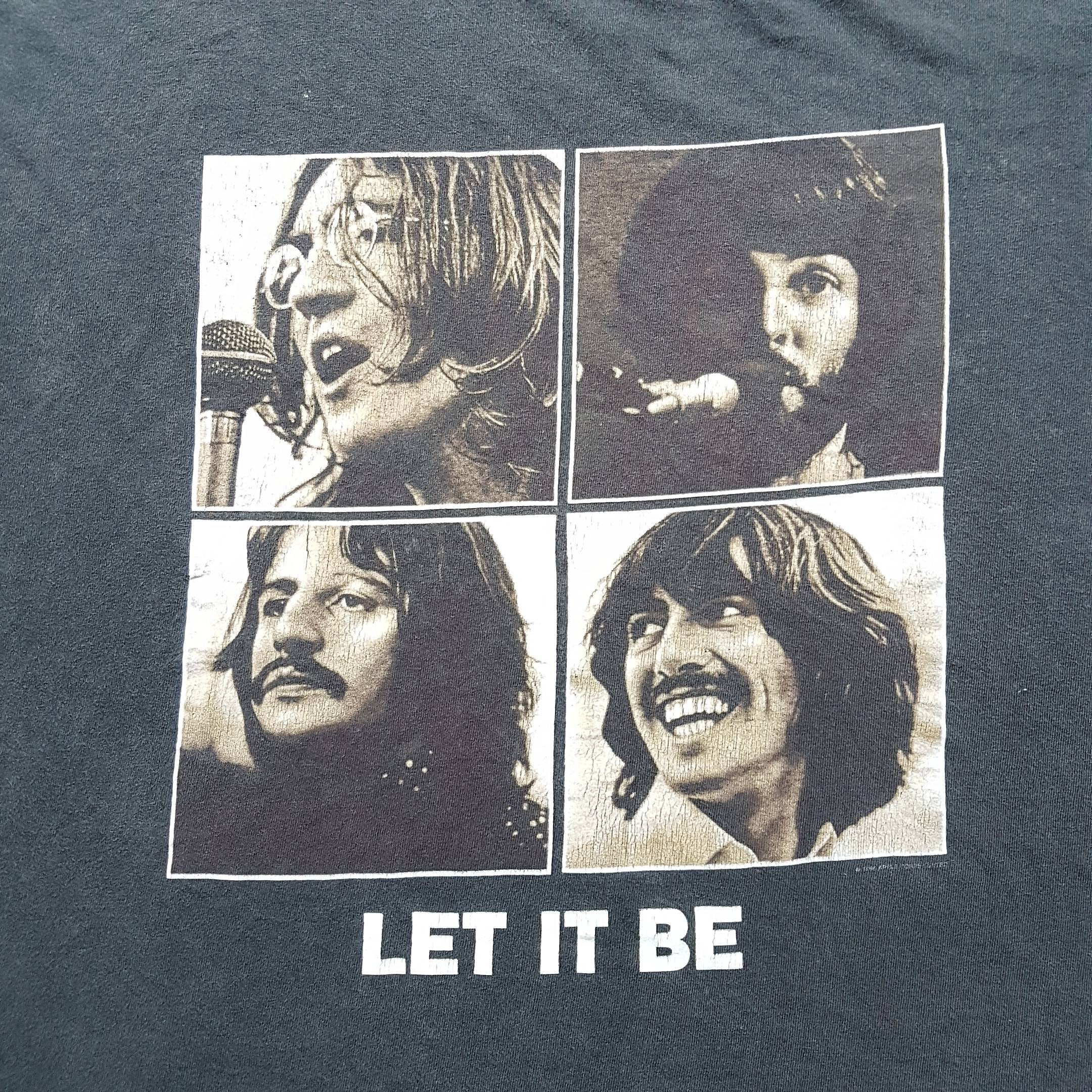 Vintage 1996 the Beatles Let It Be T Shirt Size 2XL (W 25