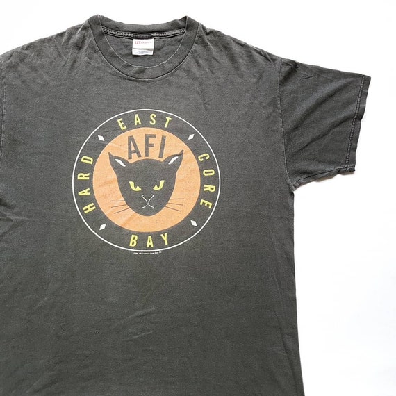 Vintage 1999 AFI East Bay Hard Core T Shirt size L