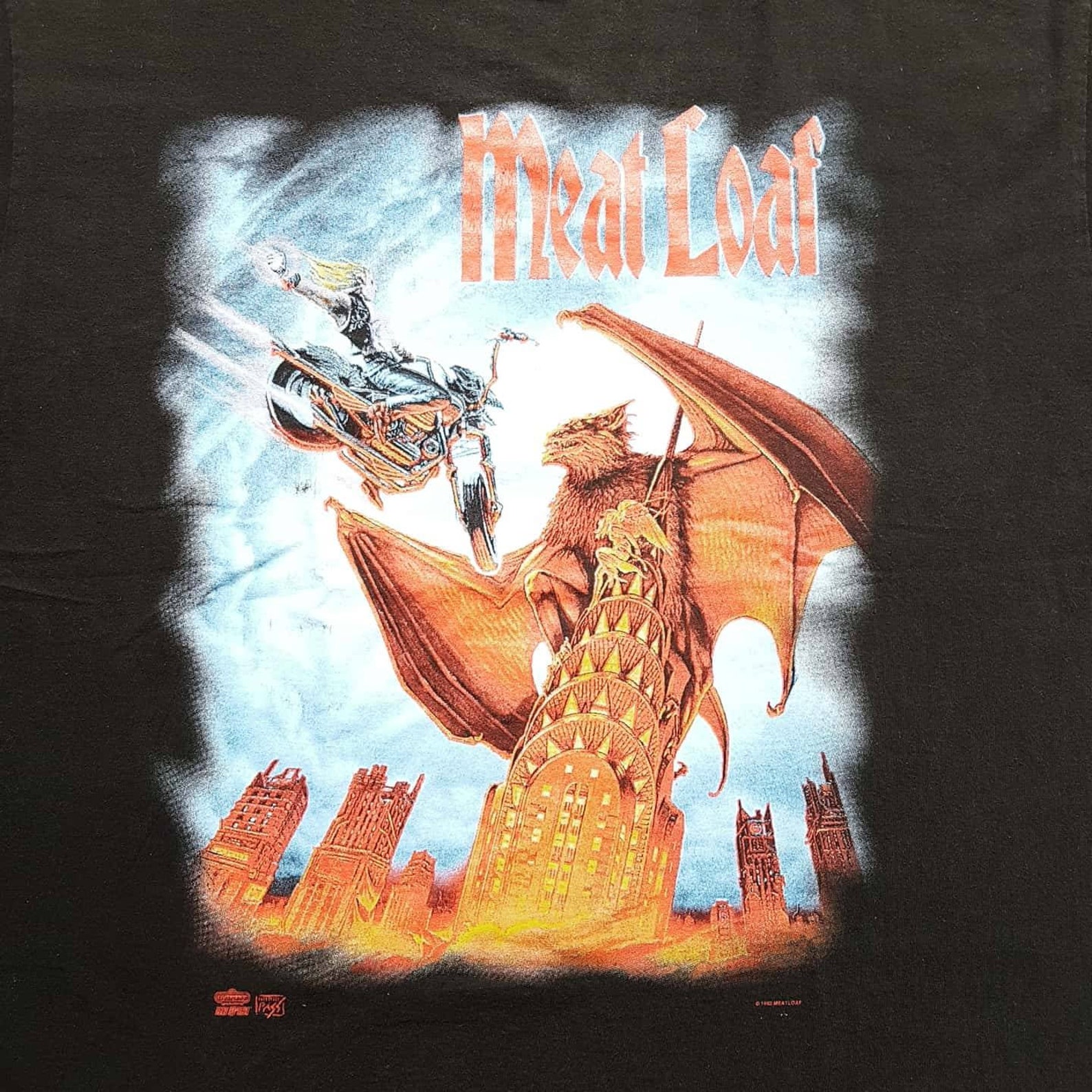 Vintage 1993 Meat Loaf Everything Louder Then Everything Else Etsy