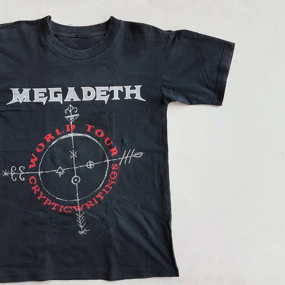 megadeth cryptic writings shirt