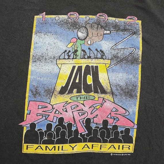 Vintage 1992 Jack the Rapper Family Affair Cross Colours Clothing