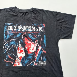 Vintage 2004 My Chemical Romance Three Cheers for Sweet Revenge T